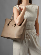 Shoulder Bag Cavalier Leather Etrier Beige cavalier ECLR127M-vue-porte