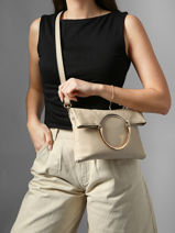Crossbody Bag Tradition Leather Etrier Beige tradition ETRA189M-vue-porte