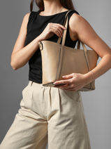 Schoudertas S Tradition Leder Etrier Beige tradition ETRA060S-vue-porte