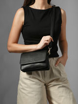 Sac Bandouli�re Tradition Cuir Etrier Noir tradition ETRA207S-vue-porte