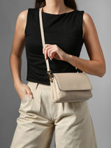 Shoulder Bag Tradition Leather Etrier Beige tradition ETRA207S-vue-porte