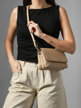 Shoulder Bag Tradition Leather Etrier Beige tradition ETRA207S-vue-porte