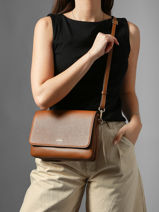 Cross Body Tas M Tradition Leder Etrier Beige tradition ETRA207M-vue-porte