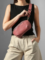 Belt Bag M Tradition Leder Etrier Roze tradition - ETRA022M-vue-porte
