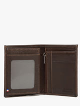 Wallet With Card Holder Oil Leather Etrier Brown oil EOIL5016-vue-porte