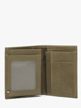 Portefeuille Met Kaarthouder Oil Leder Etrier Groen oil EOIL5016-vue-porte