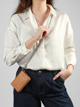 Portemonnee Altesse Leder Etrier Geel altesse EALT096M-vue-porte