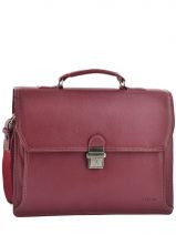 Briefcase 2 Compartments Etrier Red flandres 22148