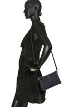 Crossbody Bag Tradition Leather Etrier Blue tradition EHER30-vue-porte