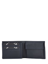 Wallet Leather Etrier Blue madras EMAD121-vue-porte