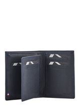 Portefeuille/ Porte-cartes Cuir Etrier Bleu madras EMAD248-vue-porte