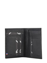 Portefeuille/ Porte Monnaie Cuir Etrier Noir madras EMAD271-vue-porte