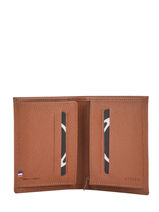 Leather Wallet Madras Etrier Brown madras EMAD624-vue-porte