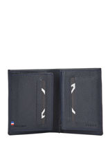 Leather Wallet Madras Etrier Blue madras EMAD624-vue-porte