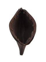 Leather Coin Purse Oil Etrier Brown oil EOIL339-vue-porte