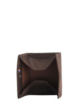 Leather Oil Coin Purse Etrier Brown oil EOIL415-vue-porte