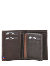 Leather Wallet Oil Etrier Brown oil EOIL247-vue-porte