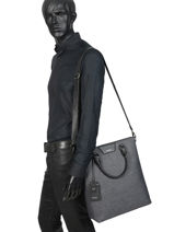 Briefcase Etrier Gray brooklyn EBRO02-vue-porte