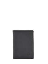 Leather Cardholder Madras Etrier Black madras EMAD013