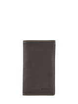 Card Holder Leather Etrier Brown oil EOIL006