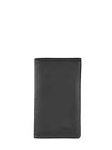 Card Holder Leather Etrier Black oil EOIL006
