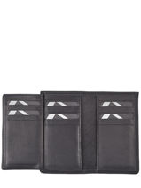 Card Holder Leather Etrier Black oil EOIL006-vue-porte