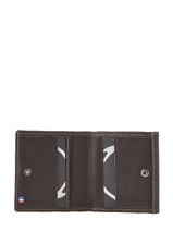 Leather Coin Purse Oil Etrier Brown oil EOIL096-vue-porte