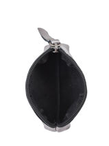 Leather S Coin Purse Etincelle Etrier Black etincelle irisee EETI652-vue-porte