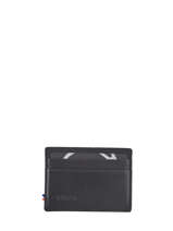 Leather Card Holder Oil Etrier Black oil EOIL011