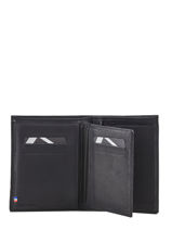 Leather Wallet Oil Etrier Black oil EOIL247-vue-porte