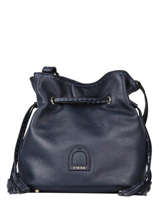 Leather Bucket Bag Tradition Etrier Blue tradition EHER29