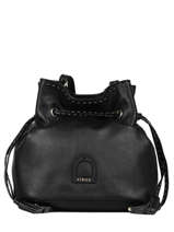 Leather Bucket Bag Tradition Etrier Black tradition EHER29