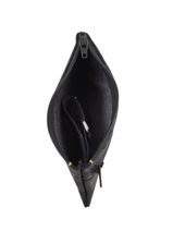 Purse Leather Etrier Black oil EOIL612-vue-porte
