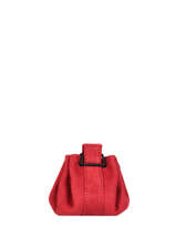 Leather Coin Purse Etincelle Nubuck Etrier Red etincelle nubuck EETN655