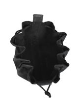 Portemonnee Etincelle Nubuck Leder Etrier Zwart etincelle nubuck EETN655-vue-porte