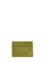 Porte-cartes 4 Cartes Etincelle Nubuck Cuir Etrier Vert etincelle nubuck EETN011