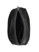 Coin Purse Leather Etrier Black oil EOIL041-vue-porte