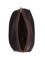 Coin Purse Leather Etrier Brown oil EOIL041-vue-porte