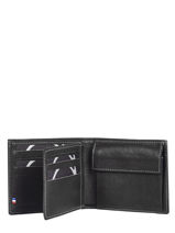 Leather Wallet Oil Etrier Black oil EOIL121-vue-porte