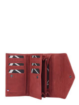 Portefeuille Etincelle Nubuck Cuir Etrier Rouge etincelle nubuck EETN469-vue-porte