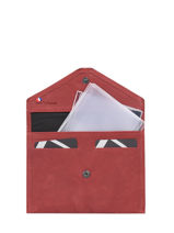 Porte-papiers Etincelle Nubuck Cuir Etrier Rouge etincelle nubuck EETN054-vue-porte