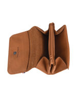 Portemonnee Etincelle Nubuck Leder Etrier Bruin etincelle nubuck EETN650-vue-porte