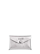 Card Holder Leather Etrier Silver cadeau EENV01