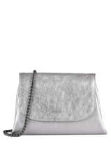 Shoulder Bag Etincelle Irisee Leather Etrier Silver etincelle irisee EETI01