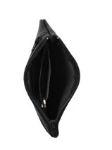 Porte-monnaie Cuir Etrier Noir madras EMAD612-vue-porte