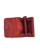 Porte-monnaie Etincelle Nubuck Cuir Etrier Rouge etincelle nubuck EETN650-vue-porte