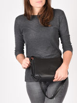 Cross Body Tas Balade Leder Etrier Zwart balade EBAL13-vue-porte