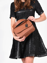 Handtas Ecuyer Leder Etrier Bruin ecuyer EECU01-vue-porte