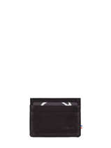 Leather Card Holder Etincelle Nubuck Etrier Black etincelle nubuck EETN011