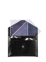 Porte-papiers Etincelle Cuir Etrier Noir etincelle irisee EETI054-vue-porte